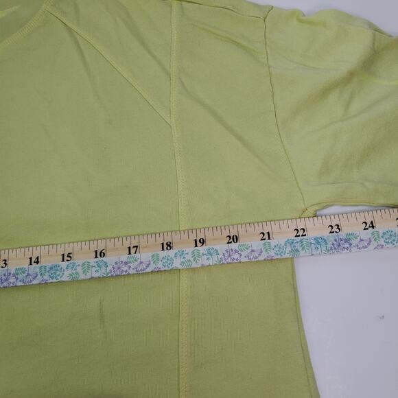 Sweaty Betty Sweatshirt After Class London Longline Zest Green Size 10 Workout - Picture 8 of 11